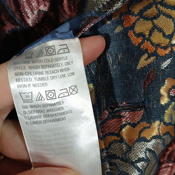 Isaac Mizrahi NWT Floral Zip Jacket/Blazer - Picture 6 of 12